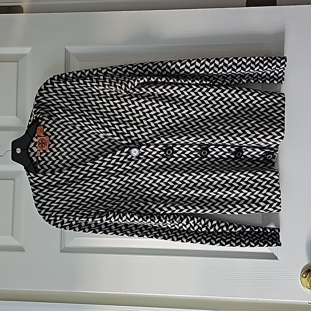Tory Burch Patterned Cartigan Size M